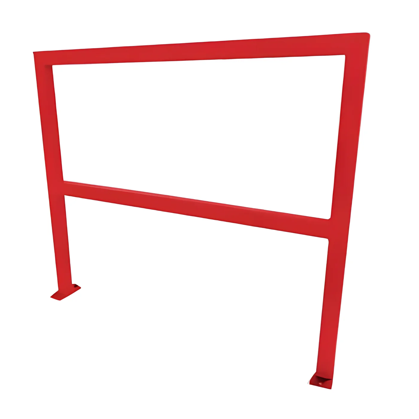 Red Powder-Coated Cart Railing (per foot) product photo | Rangeview Fabricating